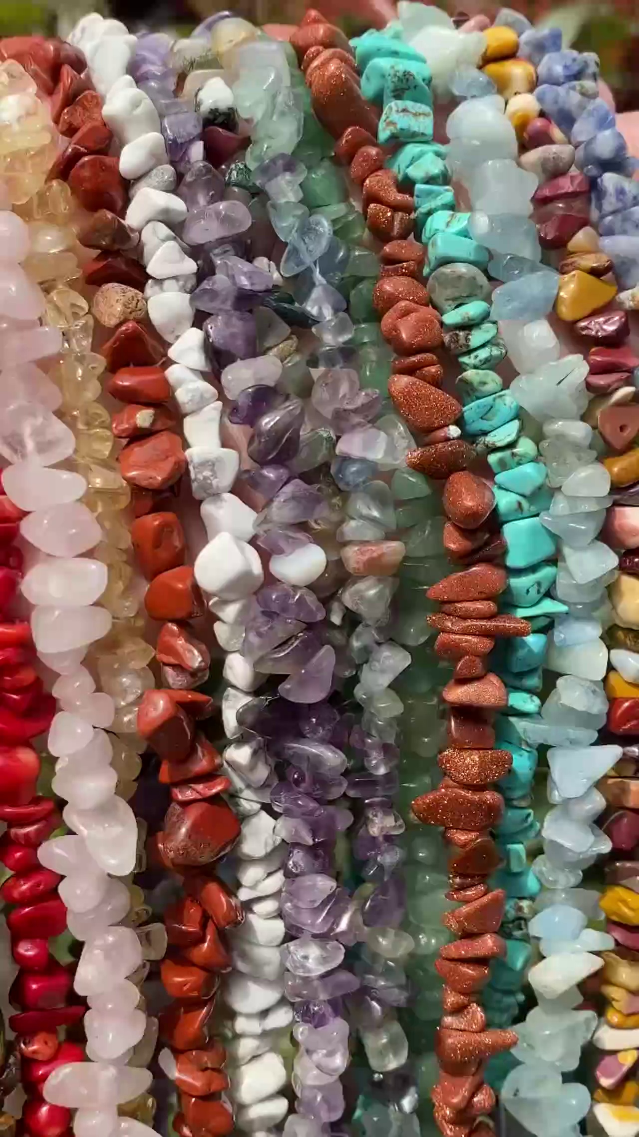 Complete Set Wholesale Sell Irregular Natural Stone Jewelry Kit