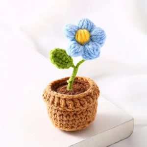 Factory Direct Selling Beginner DIY Plant Crochet Flower Knitting Kits