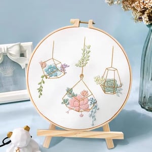 Factory Direct Sell DIY Embroidery Print Yarn Knitting Decoration Sets