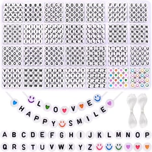 Manufacturers Direct Selling Letter Beads and Colorful Heart Beads Kit