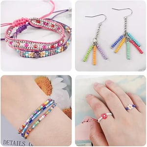 Factory Wholesale Selling 24 Colors 2mm Glass Seed Beads Kits