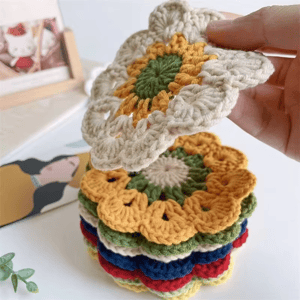 DIY Yarn Coaster Crochet Kit