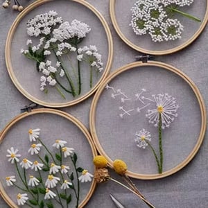 Factory Direct Selling Gauze Embroidery Set DIY Sewing Yarn Kit