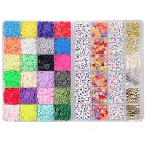 Wholesale Sell 6mm Polymer Clay Beads Christmas Style DIY Beaded Kits