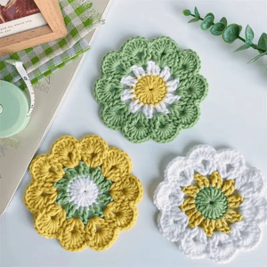 DIY Yarn Coaster Crochet Kit