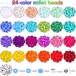 Factory Direct Selling 24 Grids Glass Seed Bead DIY Jewelry Making Kit