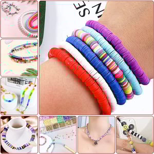 Factory Direct Selling Heishi Clay Bead Golden Bead DIY Jewelry Kit