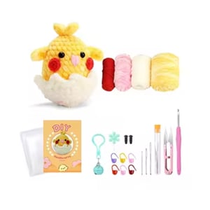 2024 Hot Sell Crochet Animal Kits for Beginners DIY Knitting Doll Set