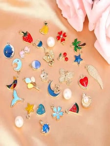Manufacturers Wholesale Sell Oil Dripping Charms Components