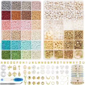 Factory Direct Selling 24 Grid 2/3/4mm Light Color Glass Bead Sets