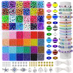 Factory Direct Selling 2/3/4mm Glass Seed Beads Jewelry Making Set