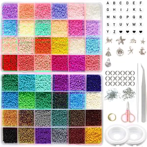 Hot Sell Colorful Seed Mini Beads Set DIY Jewelry Making Kit Wholesale