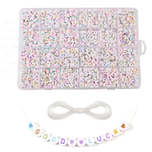 Factory Direct Selling A-Z Letter Bead Kit DIY Name Jewelry Making Set