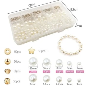 Wholesale 2024 Hot Sell Acrylic Artificial Pearl Beads Set Supplier