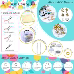 Manufacturers Direct Selling Three Layer Box DIY Jewelry Making Kits