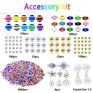 Factory Direct Selling 2/3/4mm Glass Seed Beads Jewelry Making Set