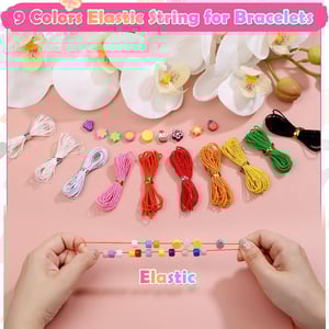 Sale at Wholesale Price Acrylic Color Hole Beads 6MM Letter Kit