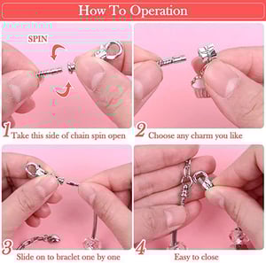Factory Direct Selling Jewelry Charms Necklace DIY Beaded Making Set