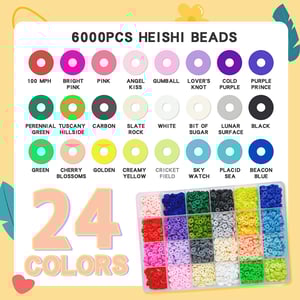 Wholesale Sell Round Ceramic Beads 6mm Polymer Clay Bead Kit