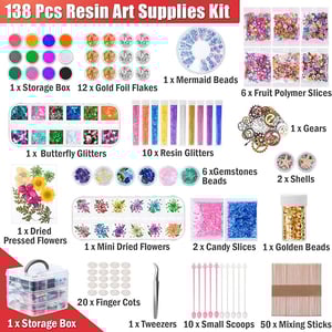 Factory Wholesale Resin Decoration Kits DIY Making Accessories Set