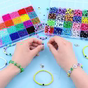 Factory Direct Selling 2/3/4mm Glass Seed Beads Jewelry Making Set