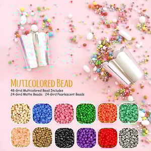 Hot Sell Colorful Seed Mini Beads Set DIY Jewelry Making Kit Wholesale