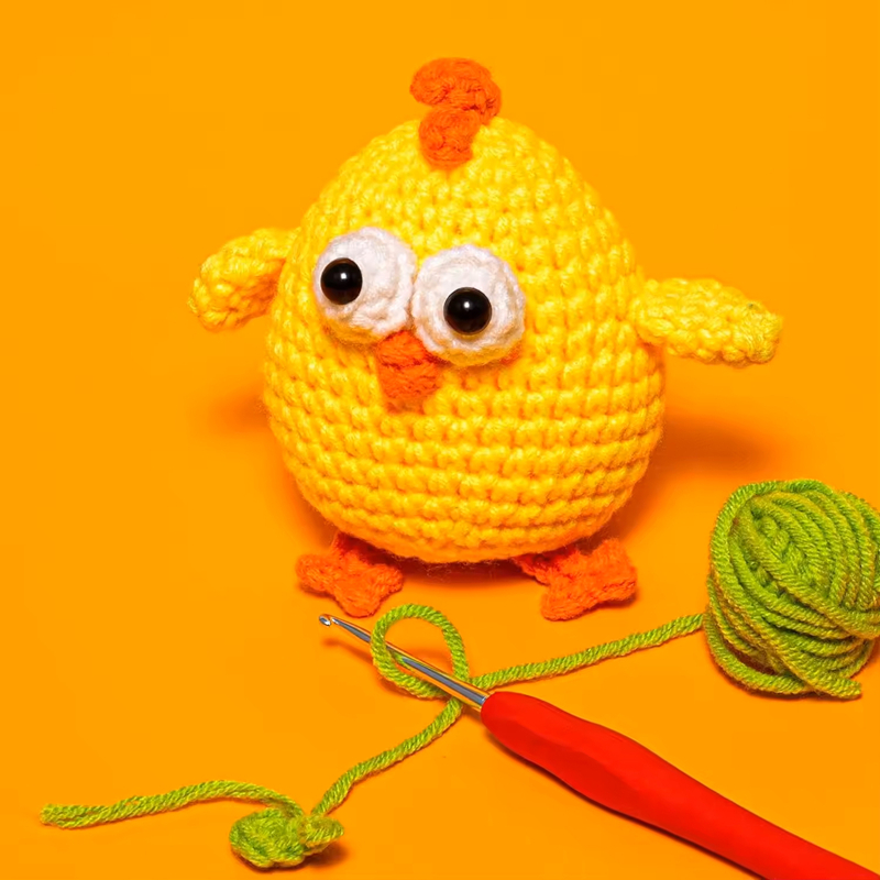 Beginners Easy DIY Making Knit Chick Crochet Doll Kits Manufacturers