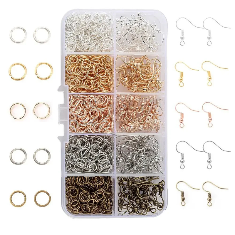 Factory Direct Selling 10 Grids DIY Jewelry Earhook Jump Ring Tool Kit