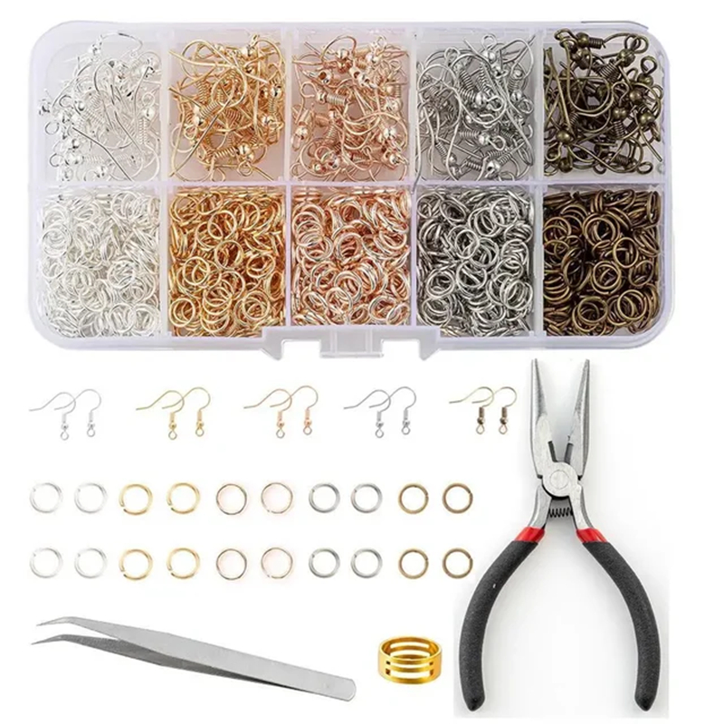 Factory Direct Selling 10 Grids DIY Jewelry Earhook Jump Ring Tool Kit