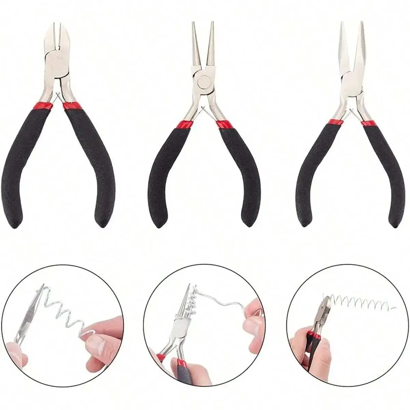 Mini Pliers Handle Anti-slip Fixing DIY Making and Repair Jewelry Tool