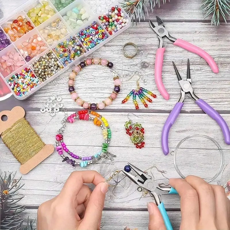 Mini Pliers Handle Anti-slip Fixing DIY Making and Repair Jewelry Tool