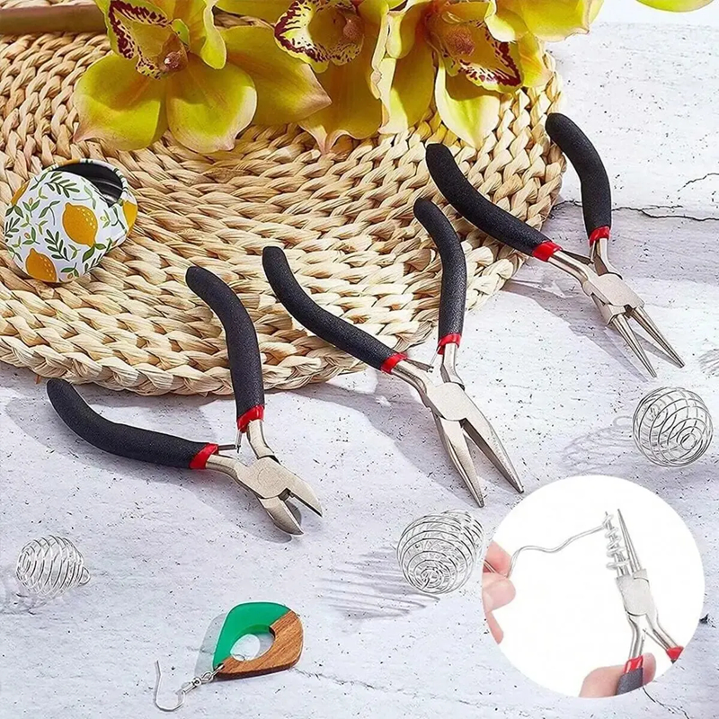 Mini Pliers Handle Anti-slip Fixing DIY Making and Repair Jewelry Tool