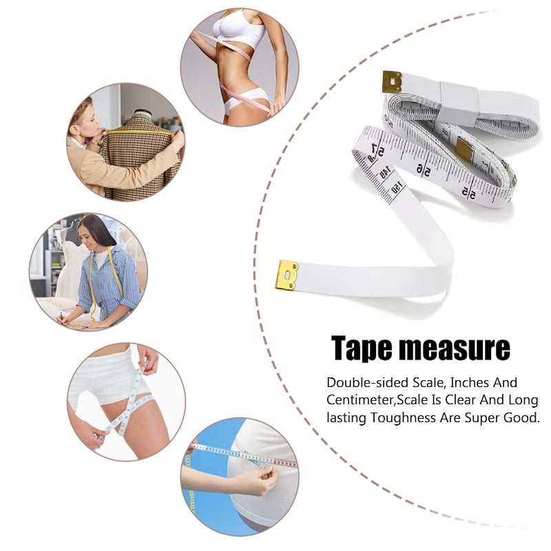 Wholesale 60 Inch Soft Tape Double Scale  Measurement Measuring Tools