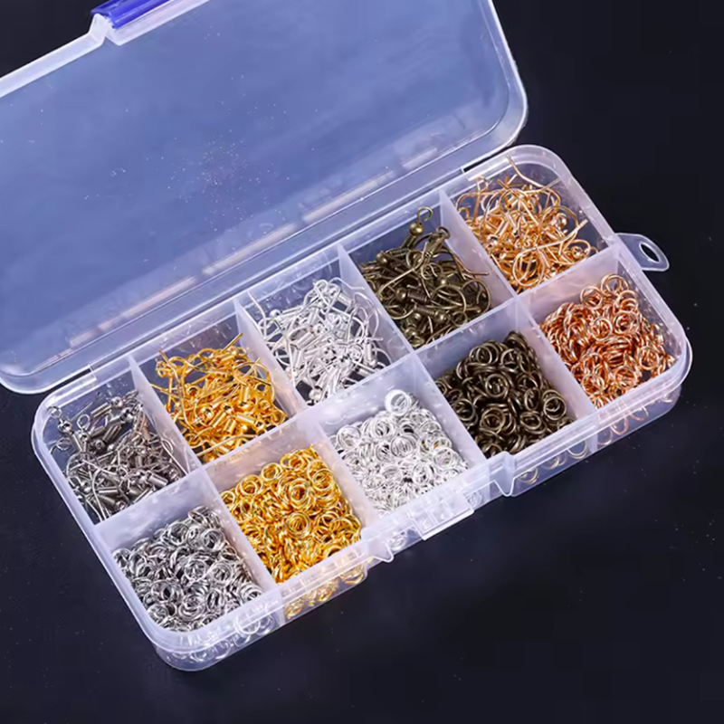 Factory Direct Selling 10 Grids DIY Jewelry Earhook Jump Ring Tool Kit