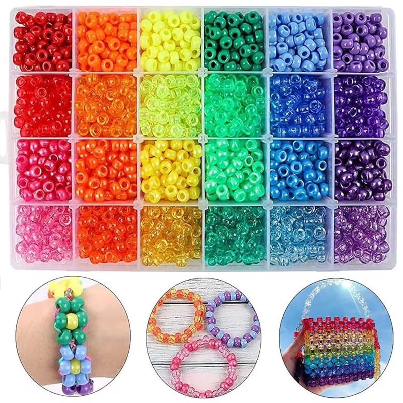 Wholesale Price for Sale 6x9mm Plastic Acrylic Bucket Bead Kit
