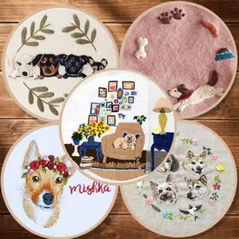 Direct Selling Needlework Yarn Embroidery Set DIY Starter Kits