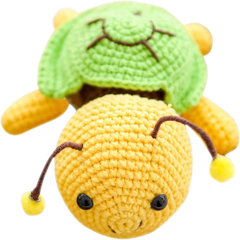 Wholesale Crochet Doll Set Yarn DIY Knitting Turtle Doll Pendant Kits