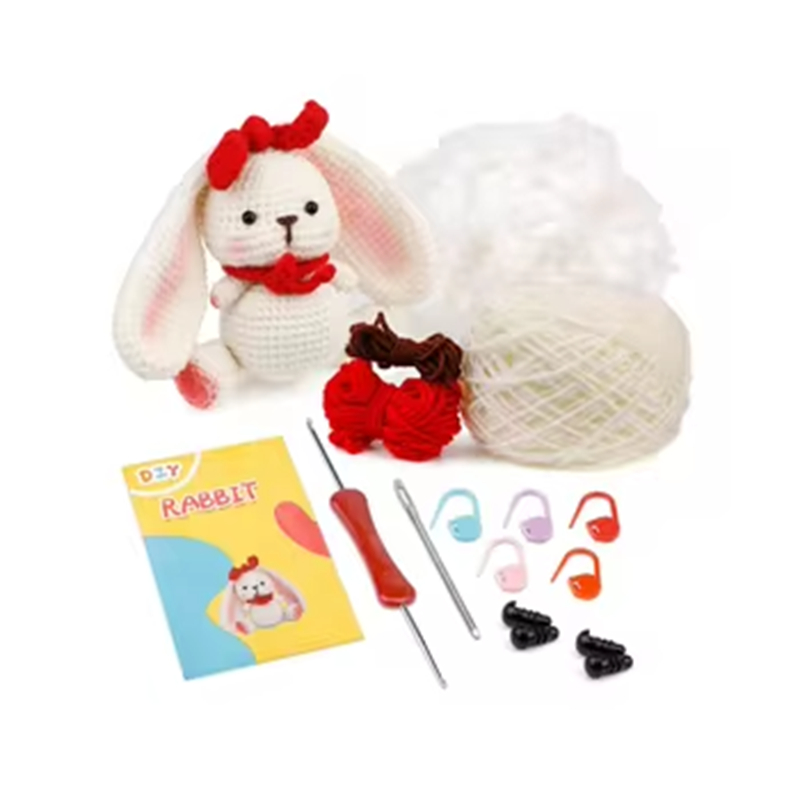 High Quality Crochet Doll Kits Beginner DIY Knitting Plush Rabbit Set