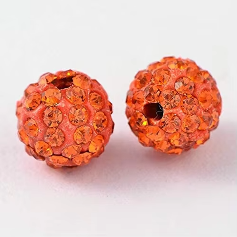 Hot Sell 10 mm Color Shambhala Clay Full Drill Balls Jewelry Wholesale