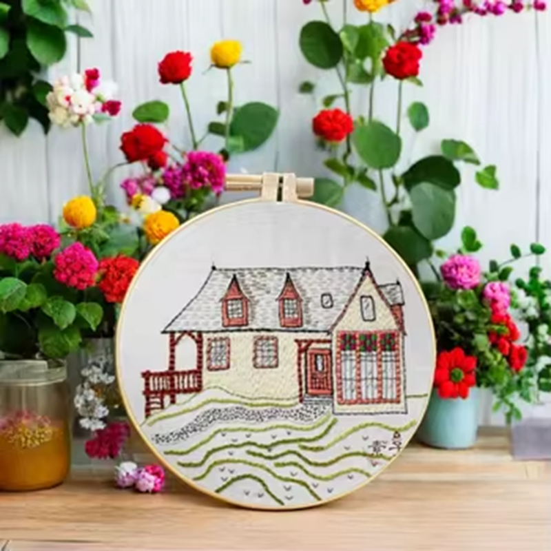 Factory Direct Selling Creative Embroidery Material Novice Weaving Kit