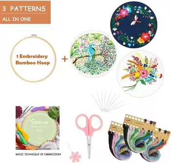 Factory Sell Cross Stitch Set Starter Handwork Making Embroidery Kits