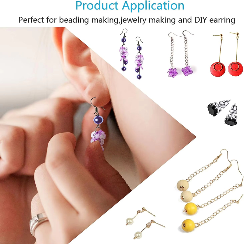 Factory Direct Selling 24 Grids Alloy Earring Making Accessories Set
