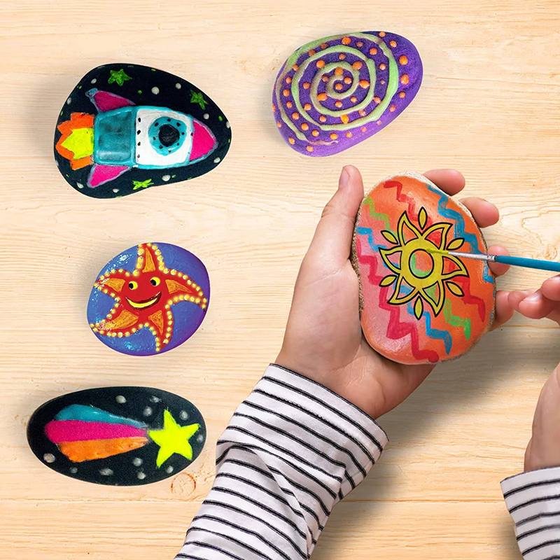 Wholesale Hot Sell DIY Stone Rock Painting Kits