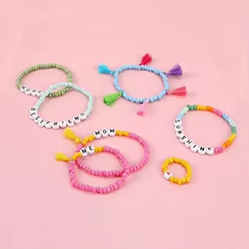 Wholesale Sell DIY Name Jewelry Kits Glass Seed Beads Letter Beads Set