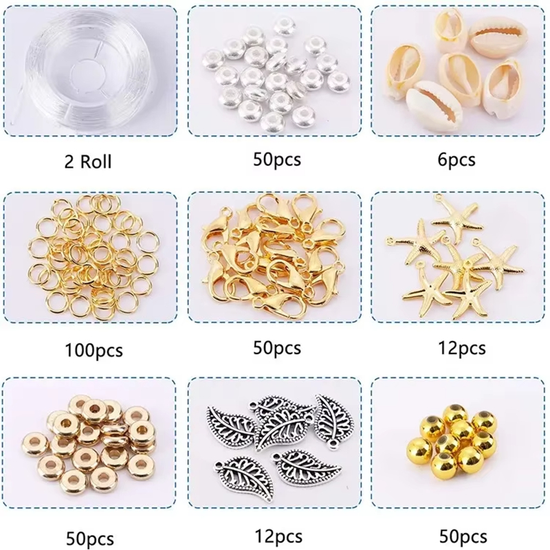 6mm Clay Sheet and 24 Grids Letter Beads Set