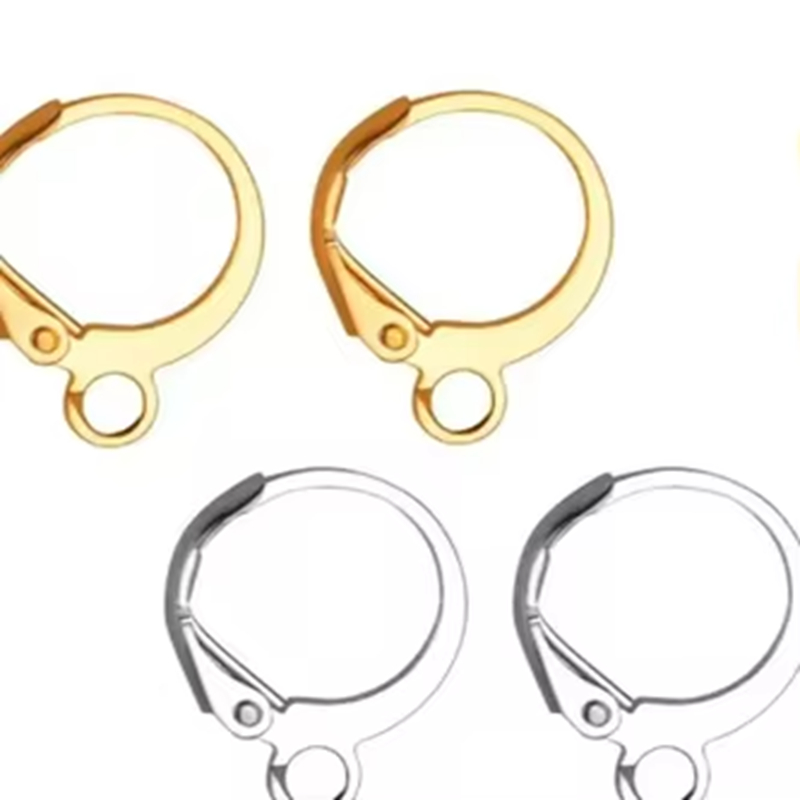 Hypoallergenic Stainless Steel French Earring Ear Clasps Base
