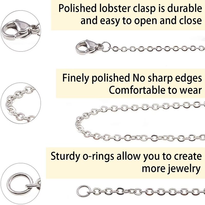 2mm Coloful Connect Metal Chain Cable Chain Jewelry Chain Accessories