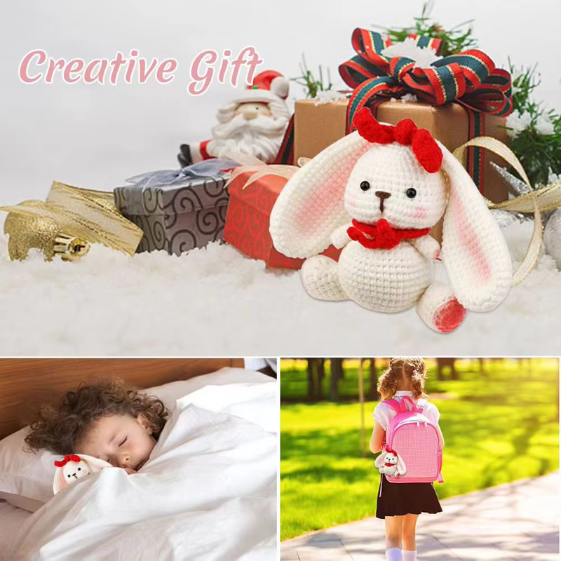High Quality Crochet Doll Kits Beginner DIY Knitting Plush Rabbit Set