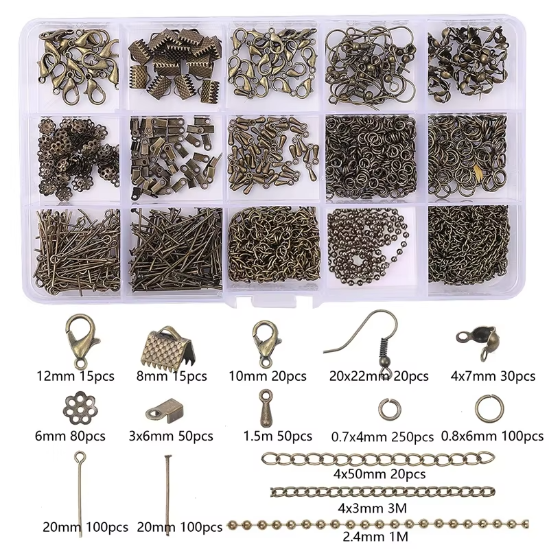 Factory Direct Selling Alloy Accessories DIY Earring Making Kit