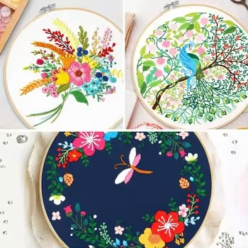 Factory Sell Cross Stitch Set Starter Handwork Making Embroidery Kits